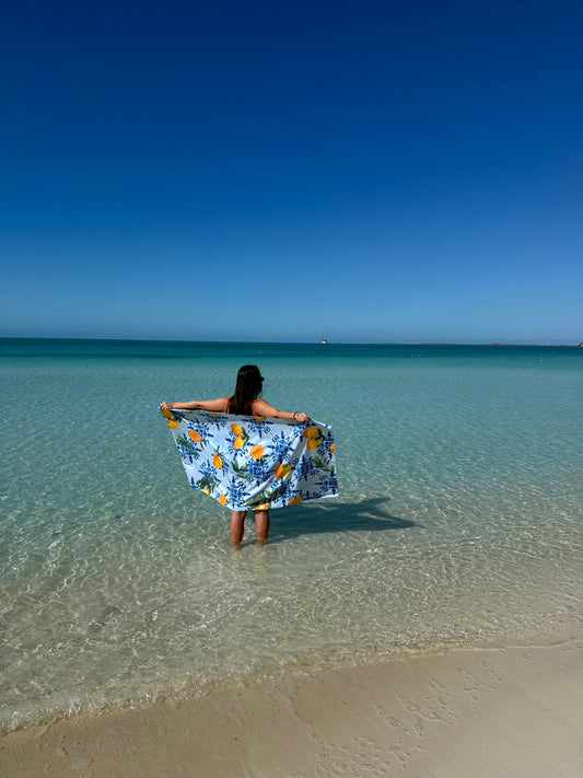 Serviette en microfibre de suède- Amalfi