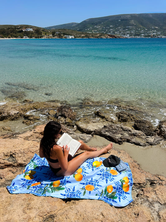 Serviette en microfibre de suède- Amalfi