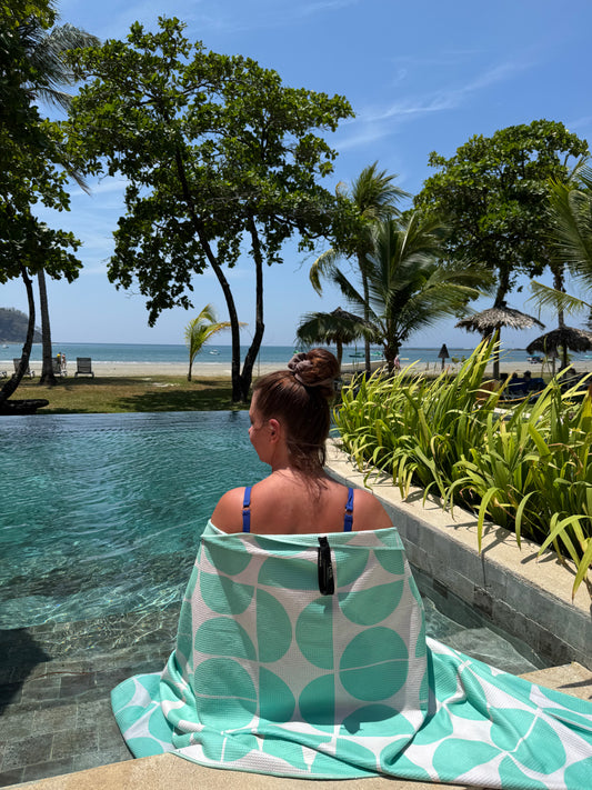 Serviette en microfibre gaufrée - Margarita