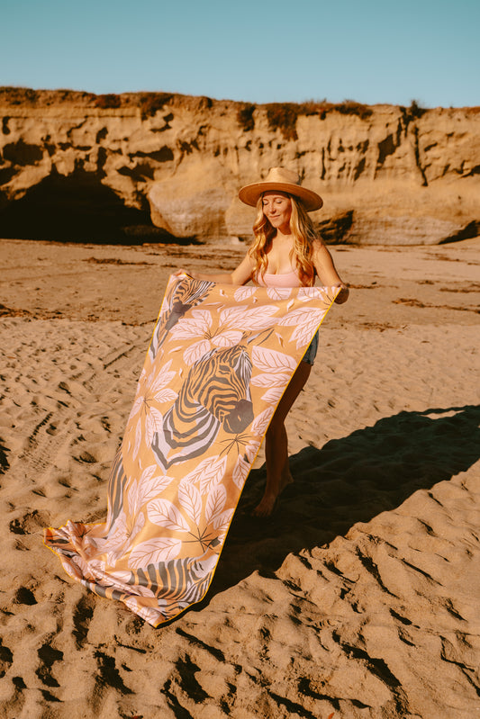 Serviette en microfibre de suède - Safari