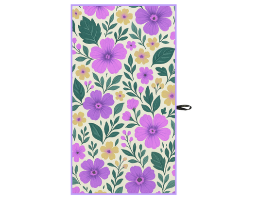 Serviette en microfibre de suède - Violette