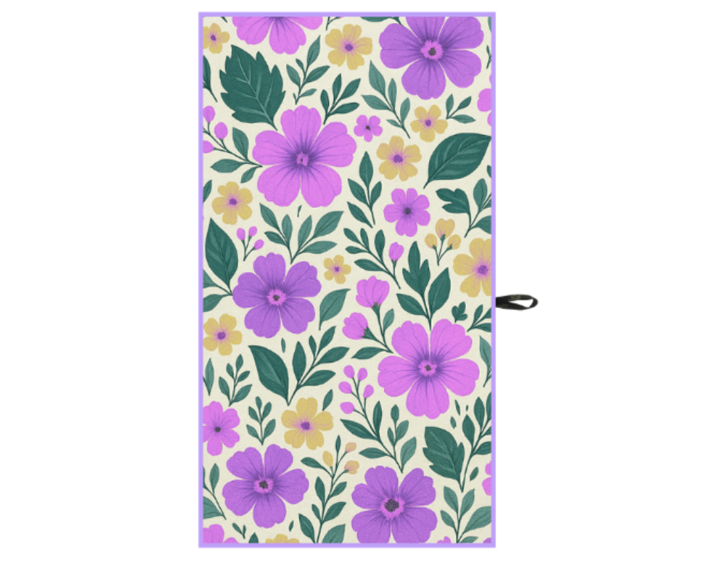 Serviette en microfibre de suède - Violette