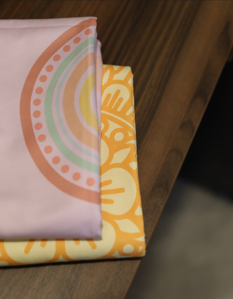 Serviette en microfibre pour enfants - Arc-en-ciel