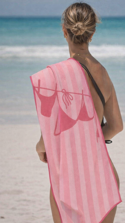 Serviette en microfibre gaufrée- Bikini