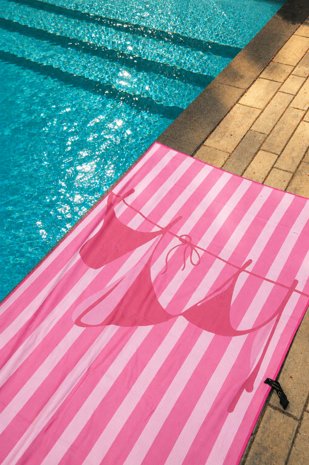Serviette en microfibre gaufrée- Bikini