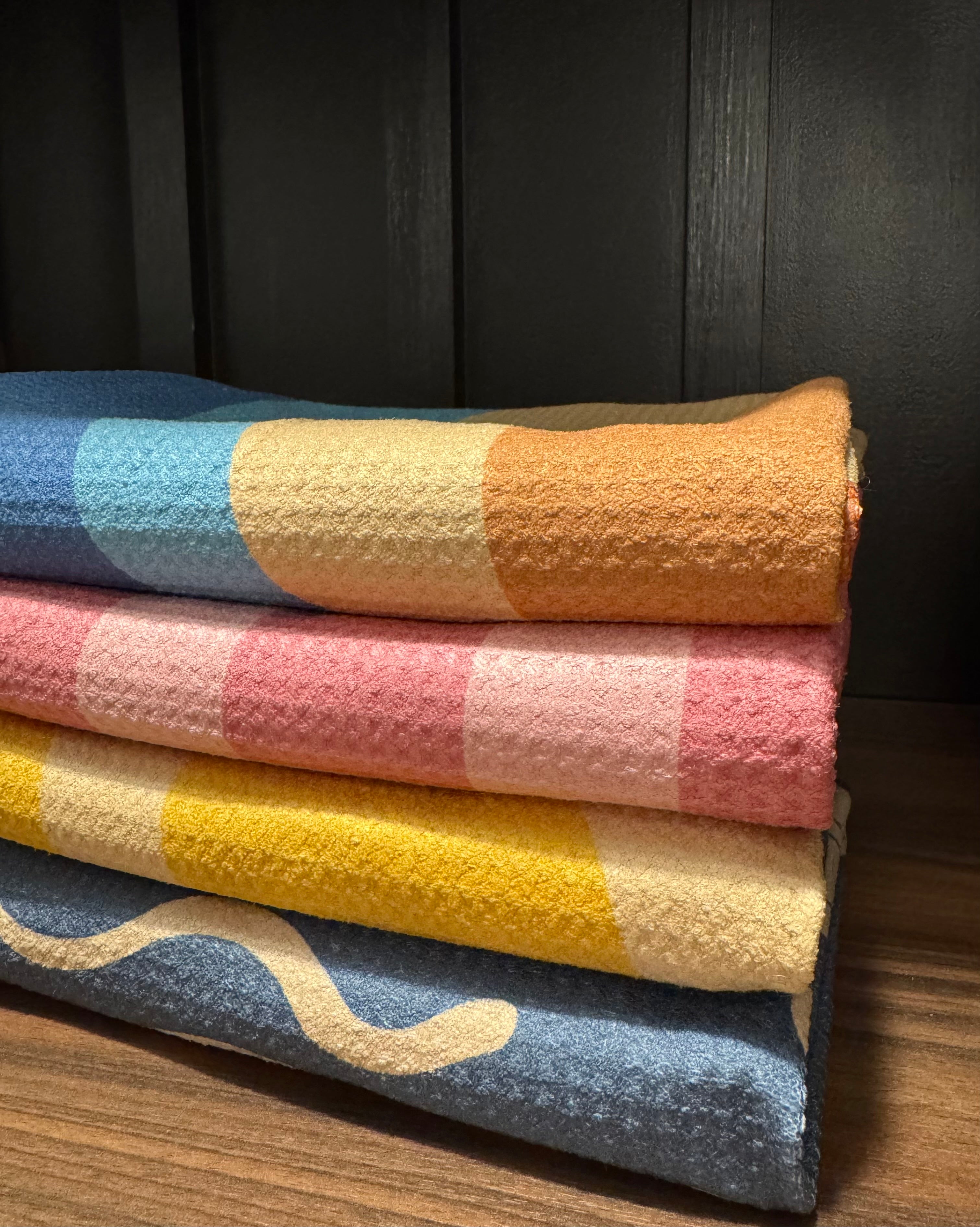 Serviette en microfibre gaufrée  - Horizon