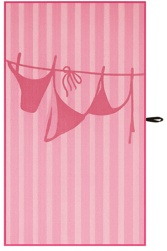 Serviette en microfibre gaufrée- Bikini