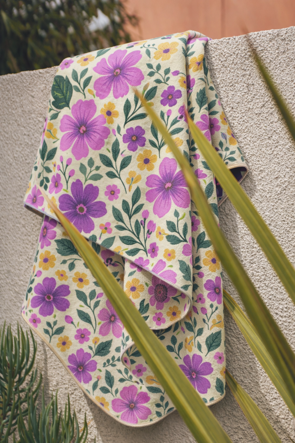 Serviette en microfibre de suède - Violette