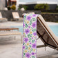 Serviette en microfibre de suède - Violette