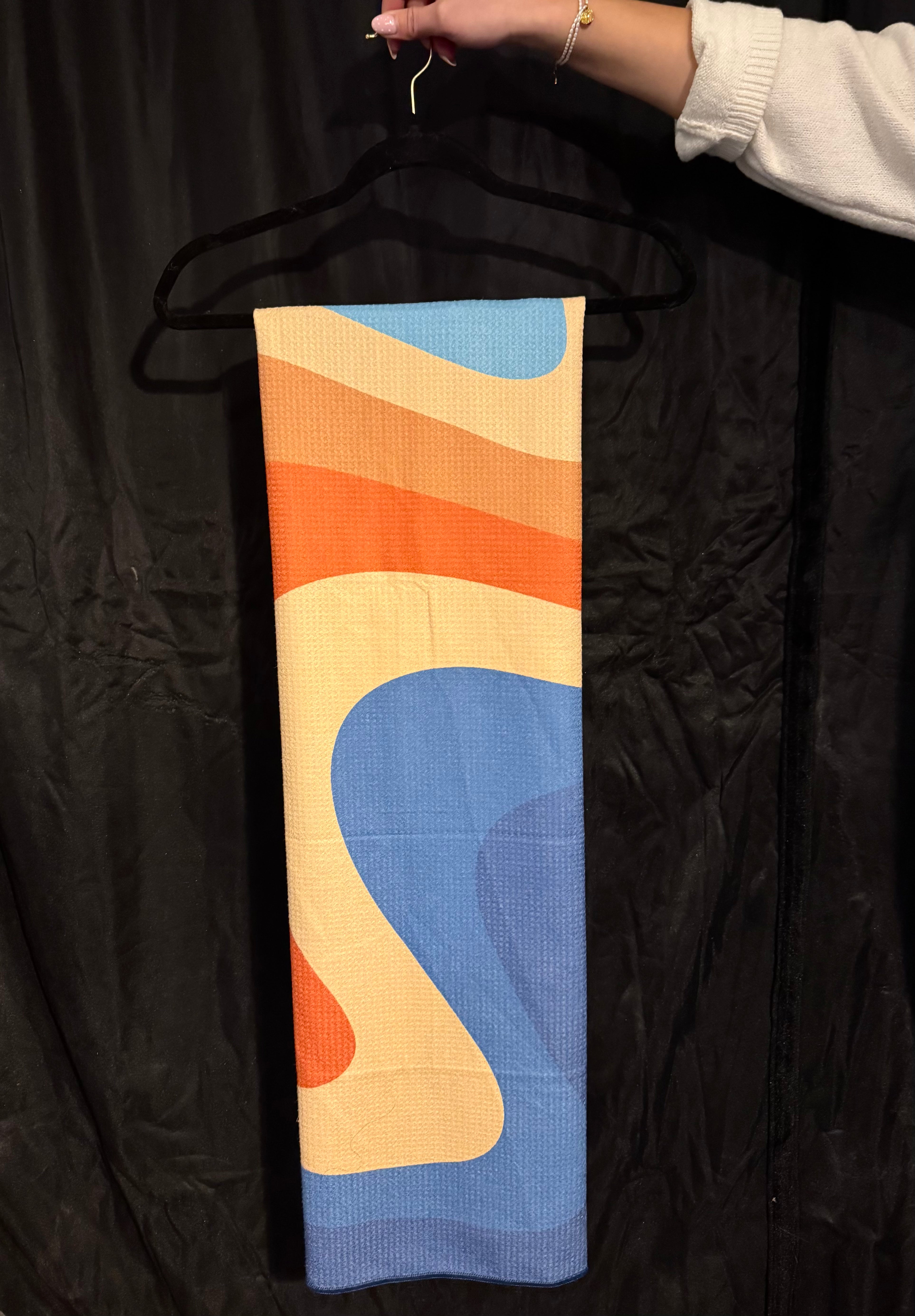 Serviette en microfibre gaufrée  - Horizon